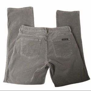 Calvin Klein Corduroy Tan Jeans Size 10